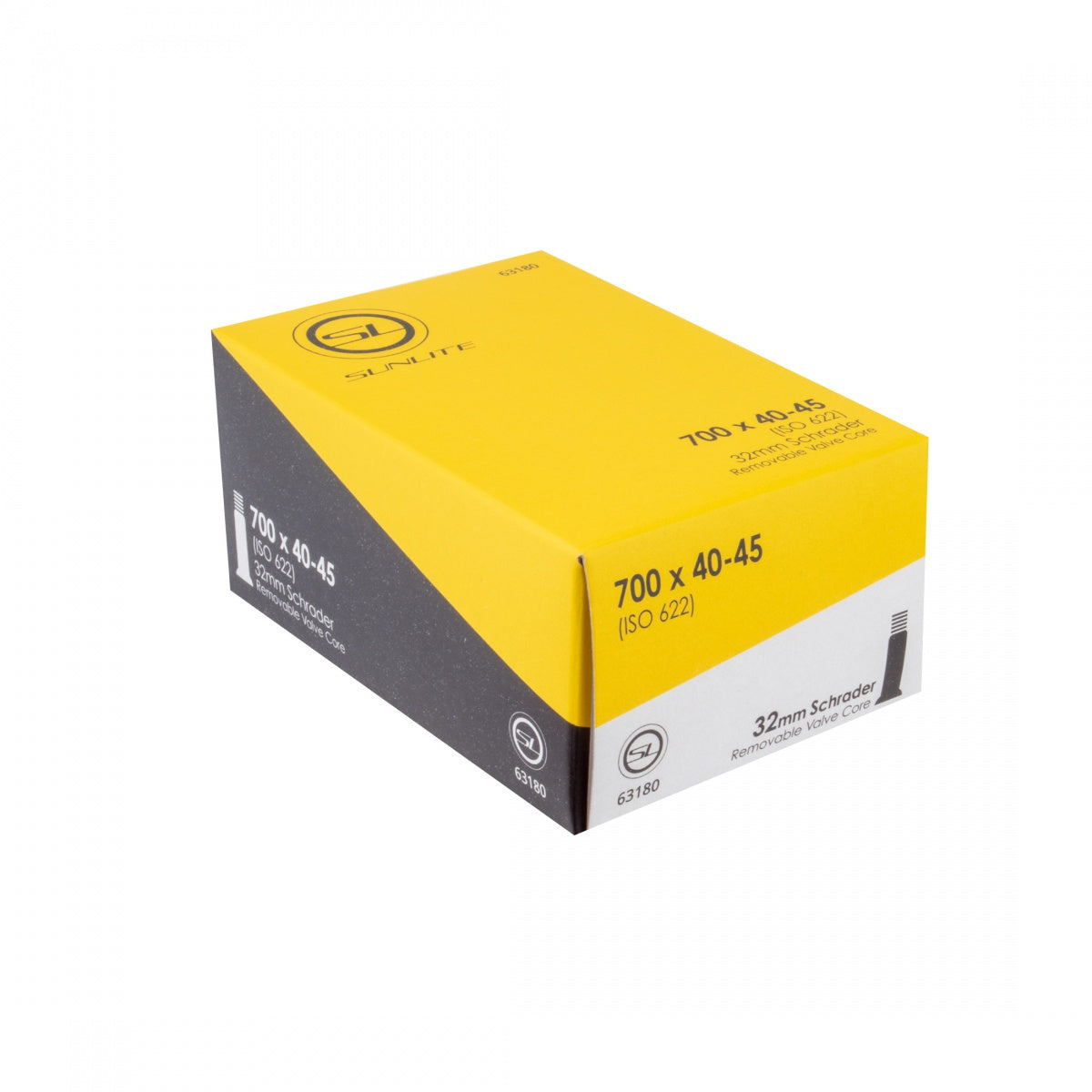700x40-45 Sunlite Bicycle Tube - Schrader Valve