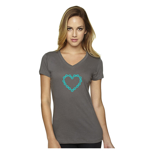 DHD LADIES T-SHIRT V-NECK