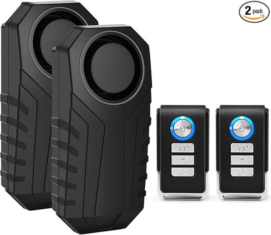 2 PACK - ANTI-THEFT BICYCLE / SCOOTER REMOTE ALARM