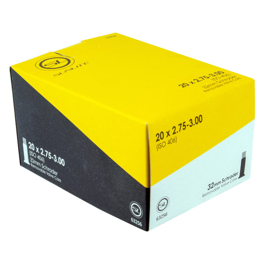 20x2.75-3.0 Sunlite Bicycle Tube - Schrader Valve