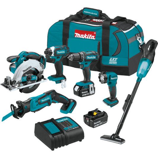 XT614SX1 MAKITA 18V (6)PC COMBO